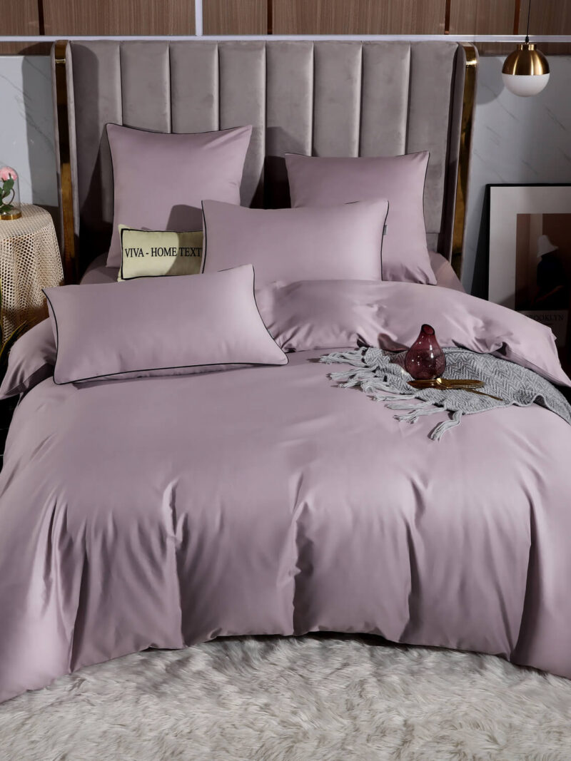 Комплект постельного белья Однотонный Сатин Элитный OCE008
