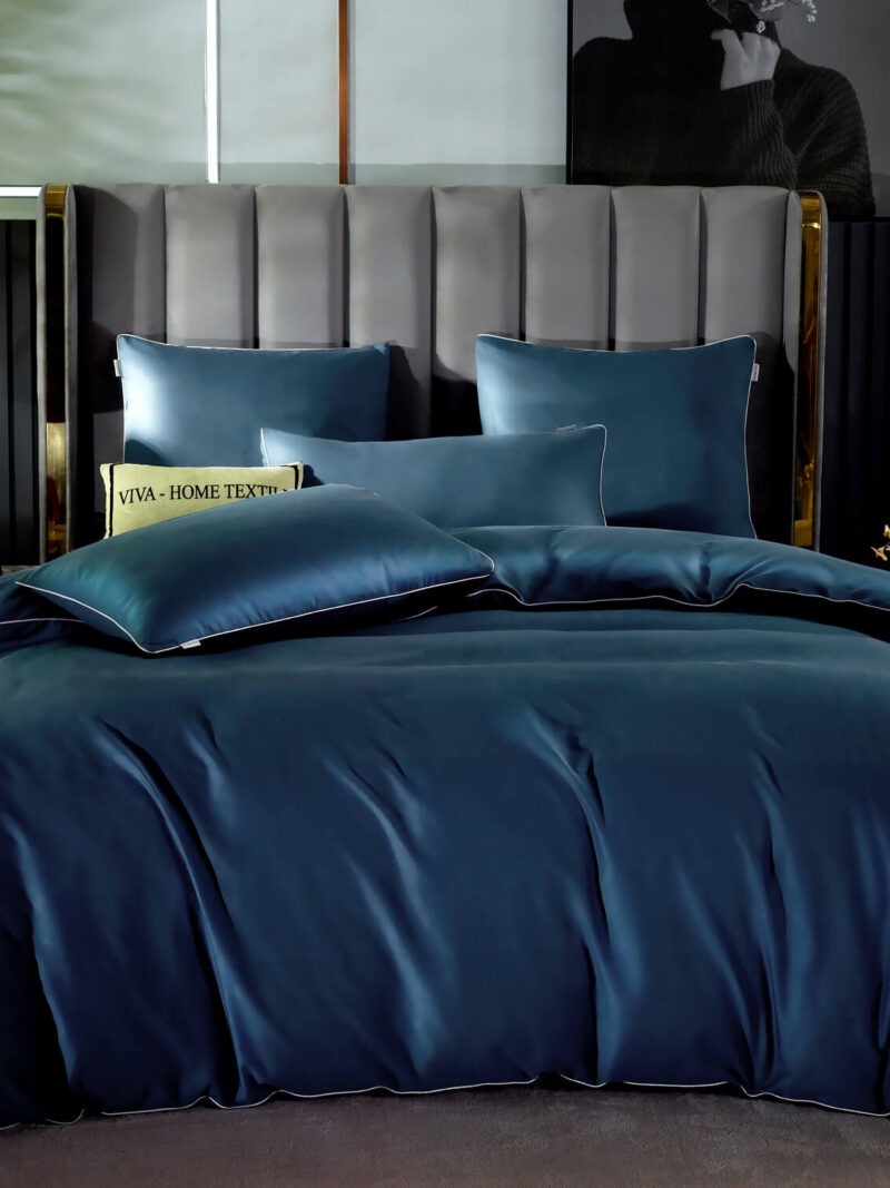 Комплект постельного белья Однотонный Сатин Элитный OCE017