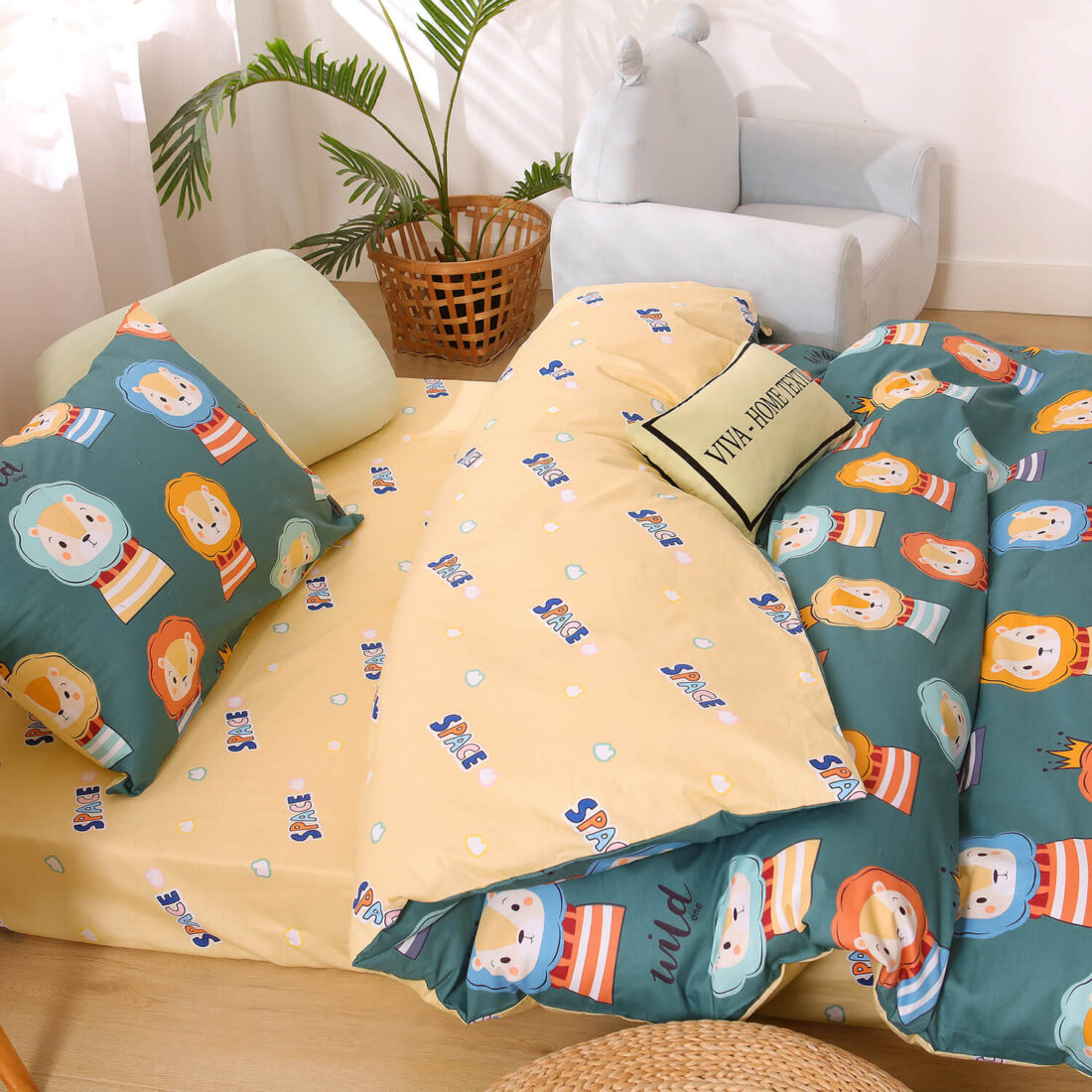 Комплект постельного белья Сатин Люкс KIDS 100% хлопок CDK046 - Image 4