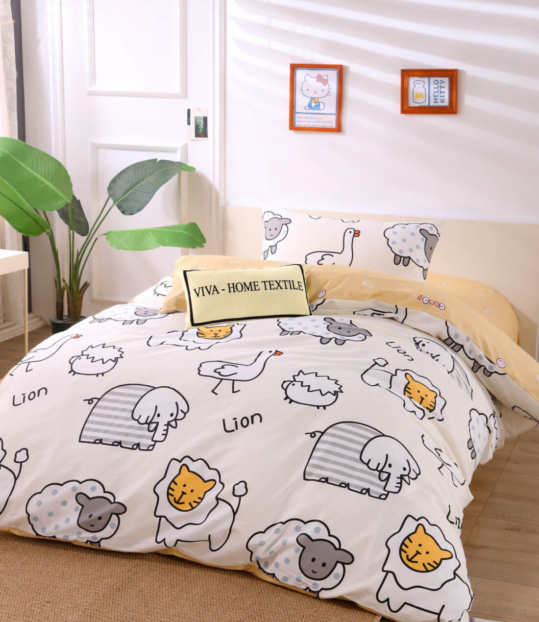 Комплект постельного белья Сатин Люкс KIDS 100% хлопок CDK041 - Image 5