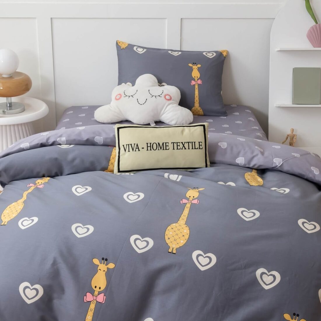 Комплект постельного белья на резинке Сатин Люкс KIDS 100% хлопок CDKR054 - Image 2