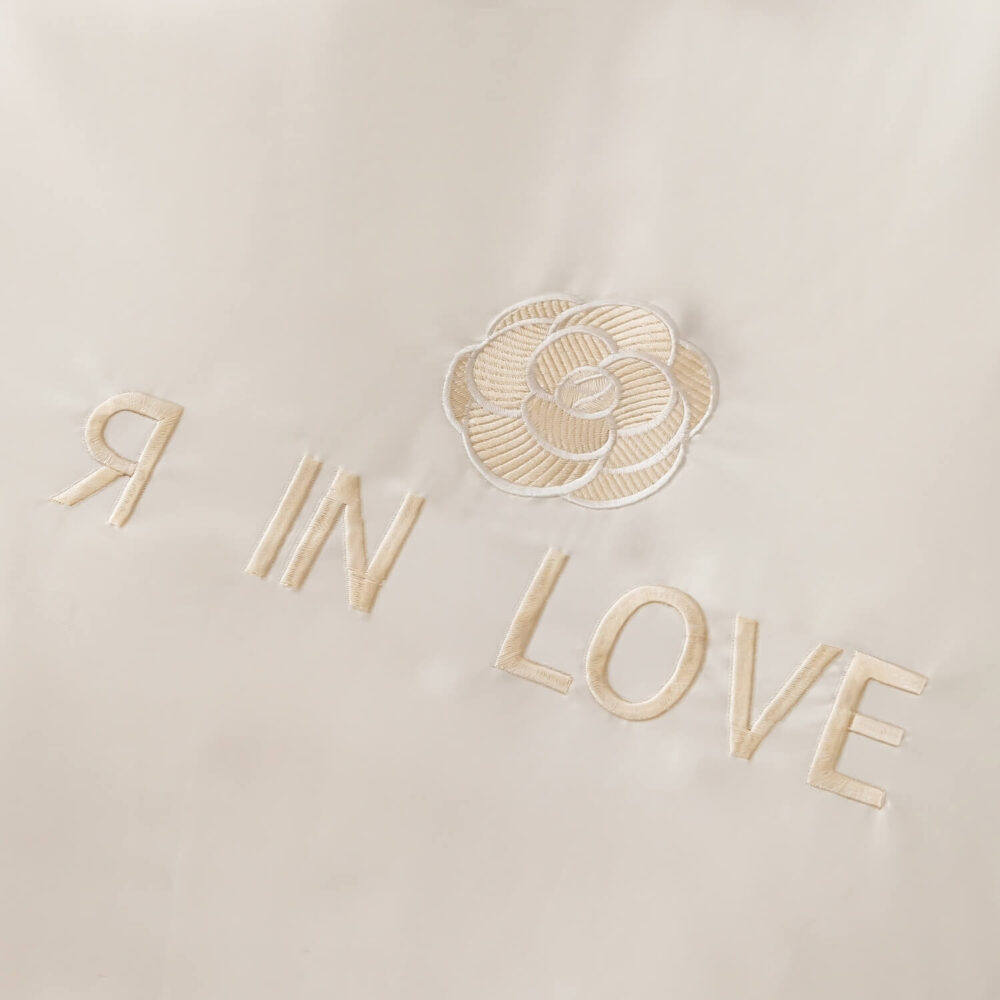 Комплект постельного белья Сатин-Шелк Я IN LOVE LV002 - Image 3
