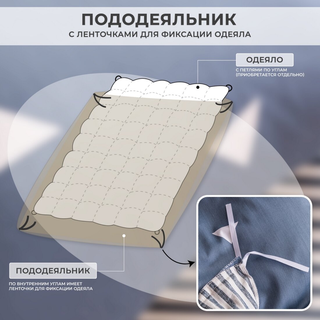 Комплект постельного белья Сатин 100% хлопок C619 - Image 15