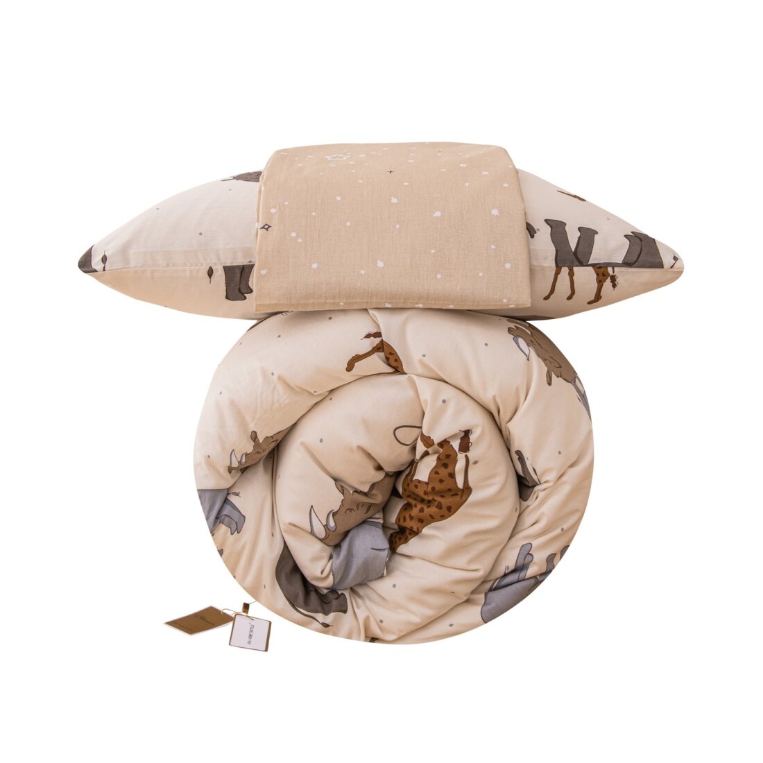 Комплект постельного белья на резинке Сатин Люкс KIDS 100% хлопок CDKR082 - Image 13