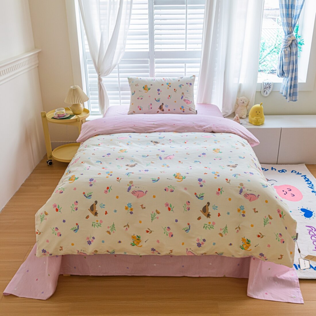 Комплект постельного белья на резинке Сатин Люкс KIDS 100% хлопок CDKR085 - Image 2