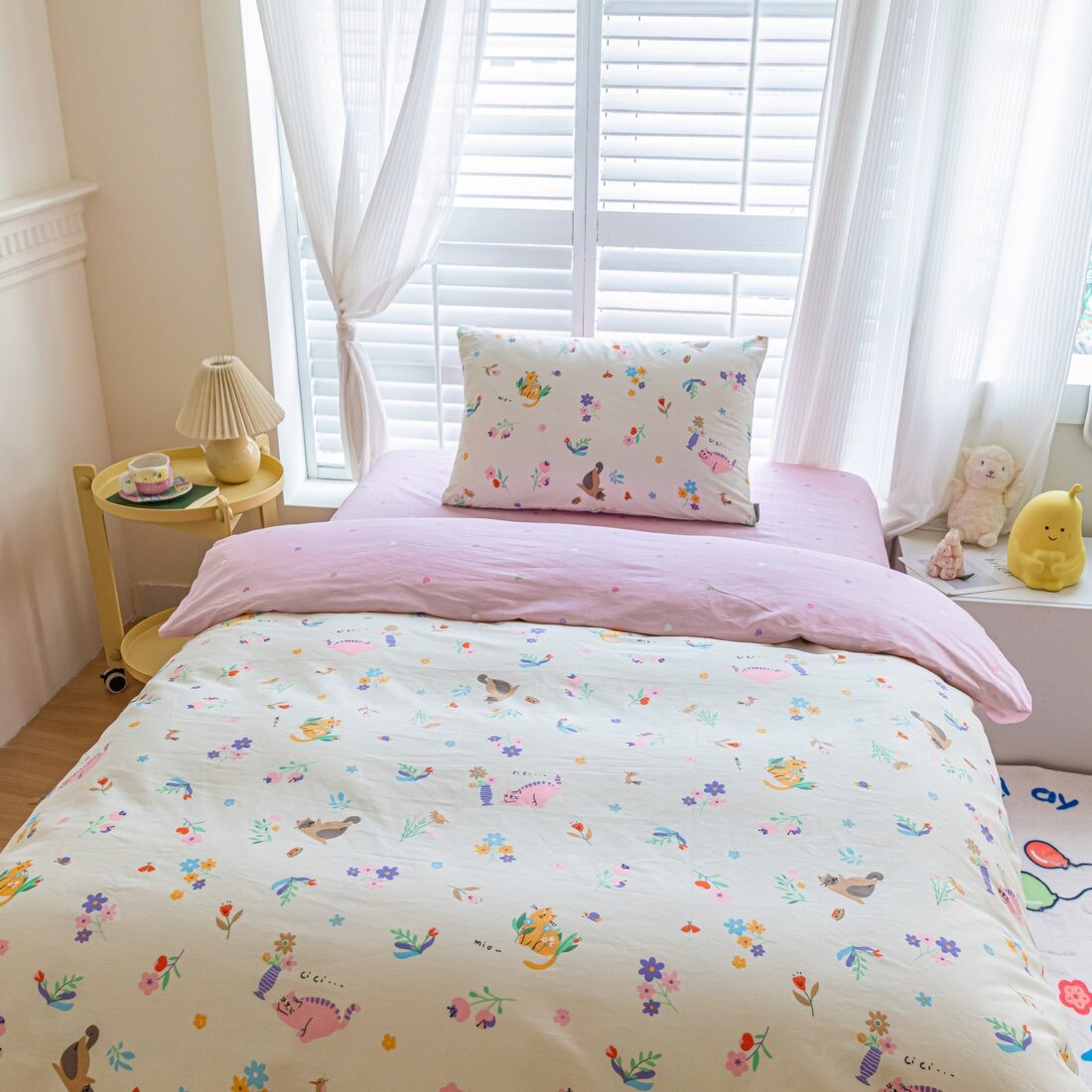 Комплект постельного белья на резинке Сатин Люкс KIDS 100% хлопок CDKR085 - Image 3