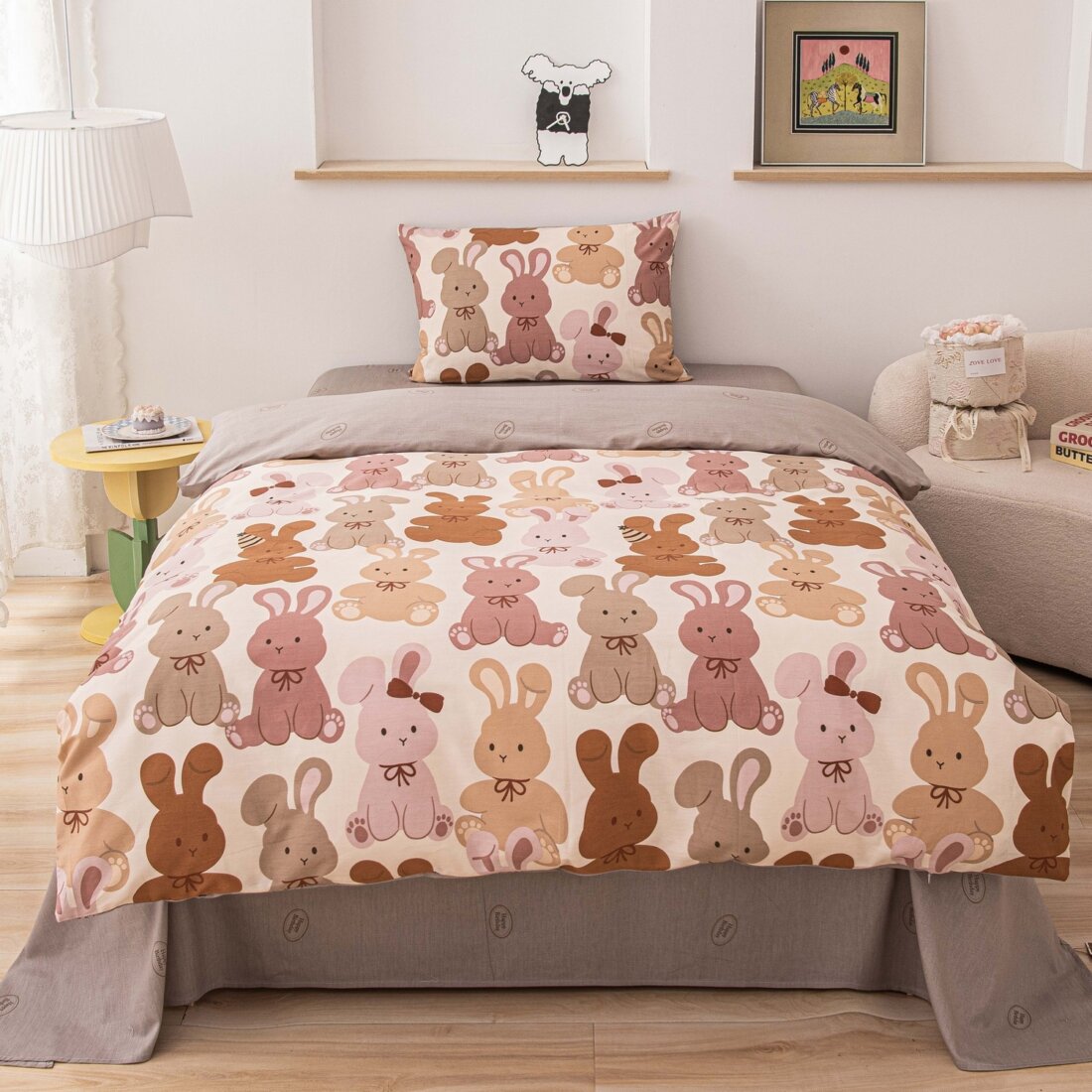 Комплект постельного белья на резинке Сатин Люкс KIDS 100% хлопок CDKR096 - Image 2